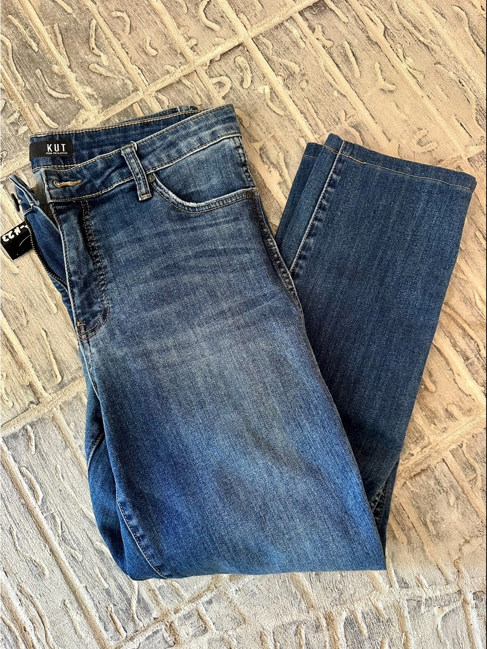 Kut from the Kloth Dark Blue Straight Leg Jeans